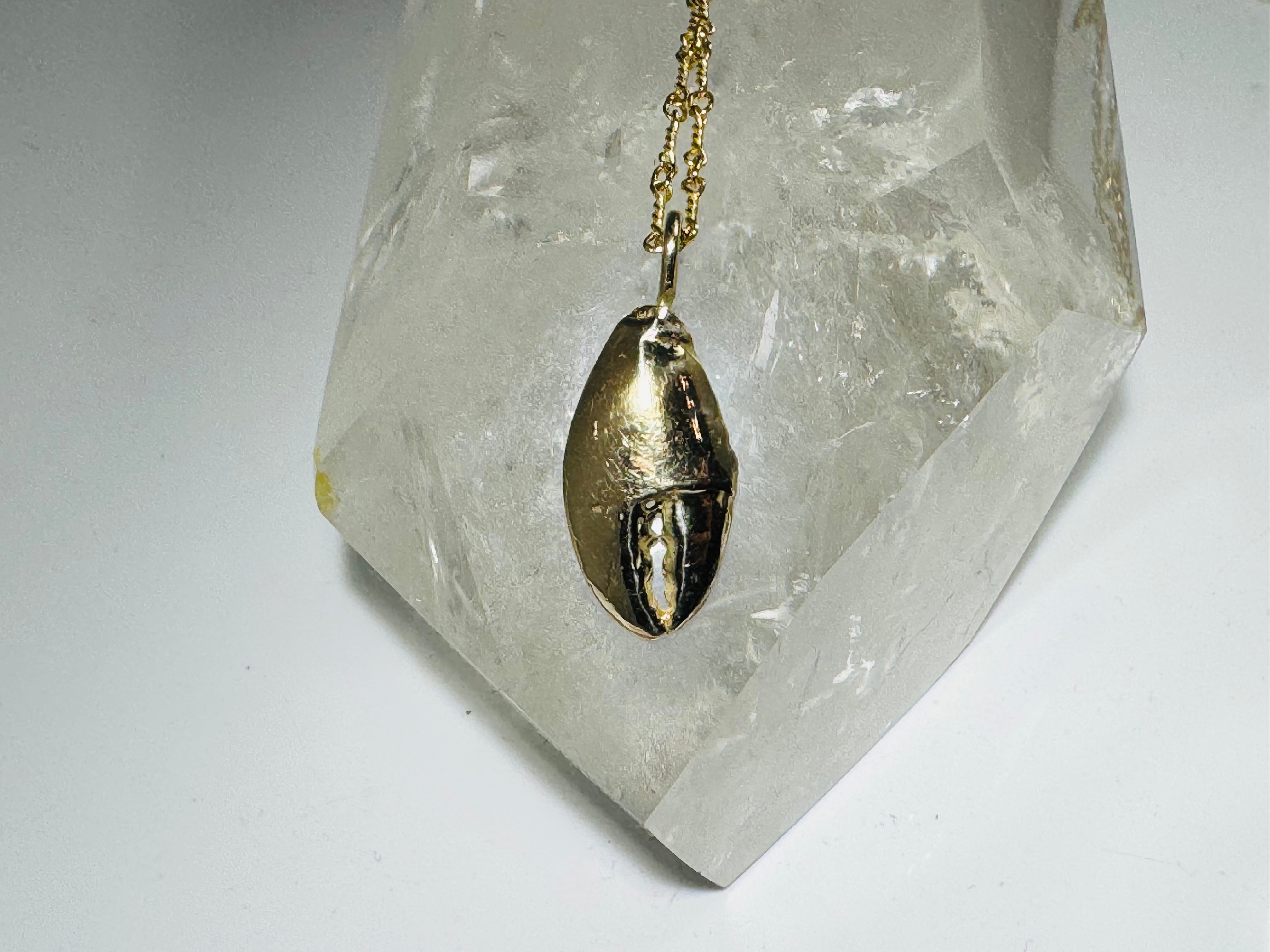 Lobster Claw Small 14k Pendant