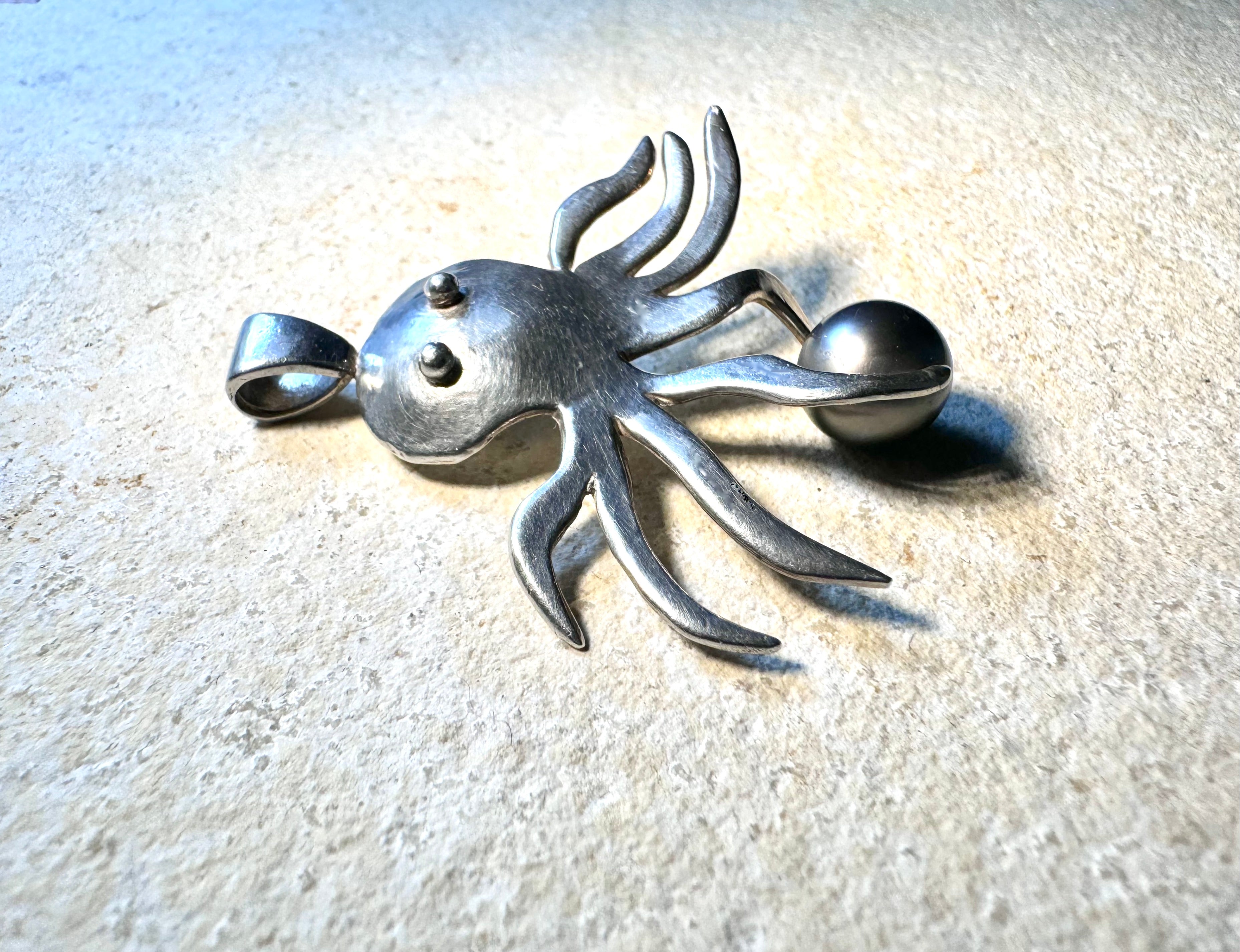 South Sea Pearl Octopus Pendant
