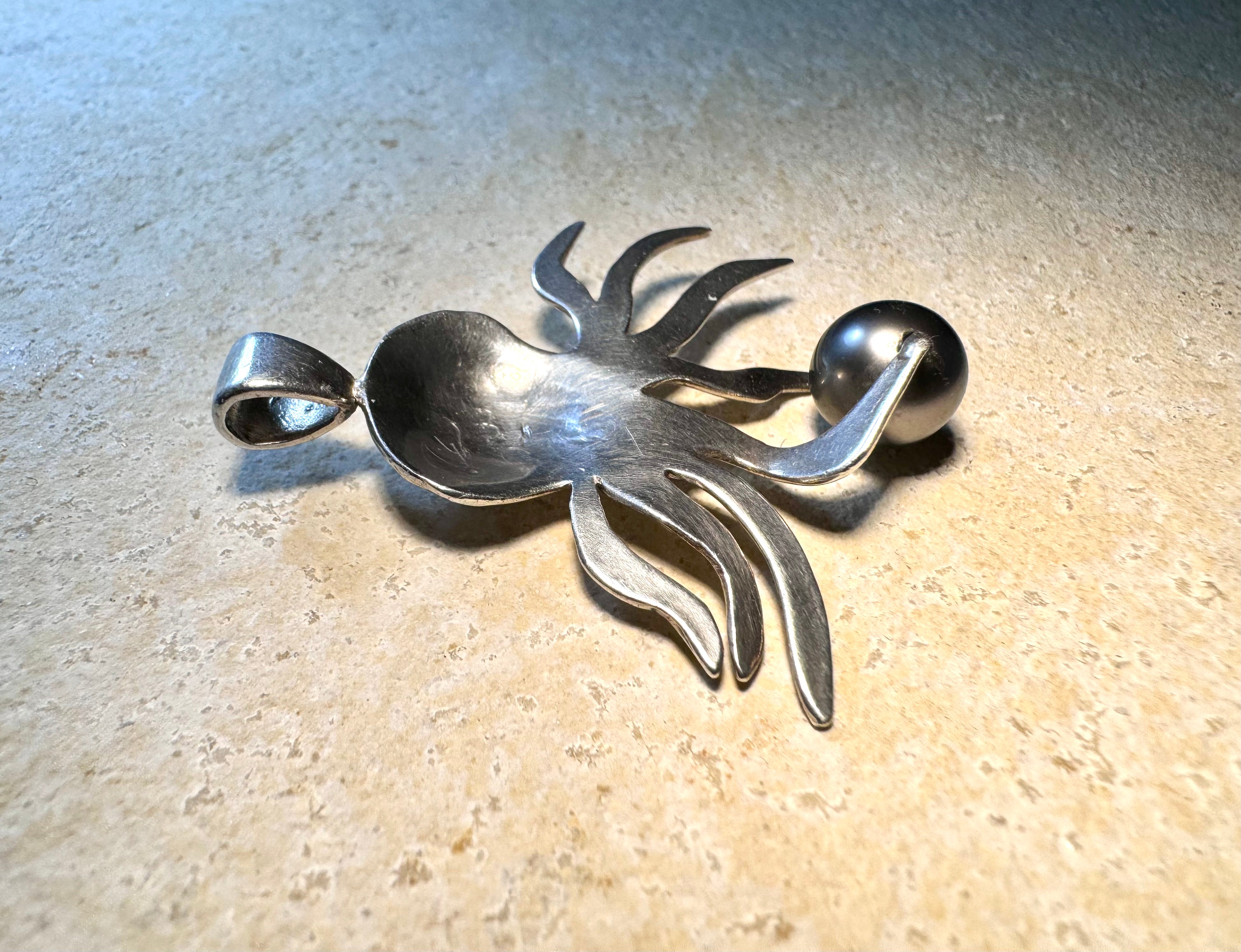 South Sea Pearl Octopus Pendant