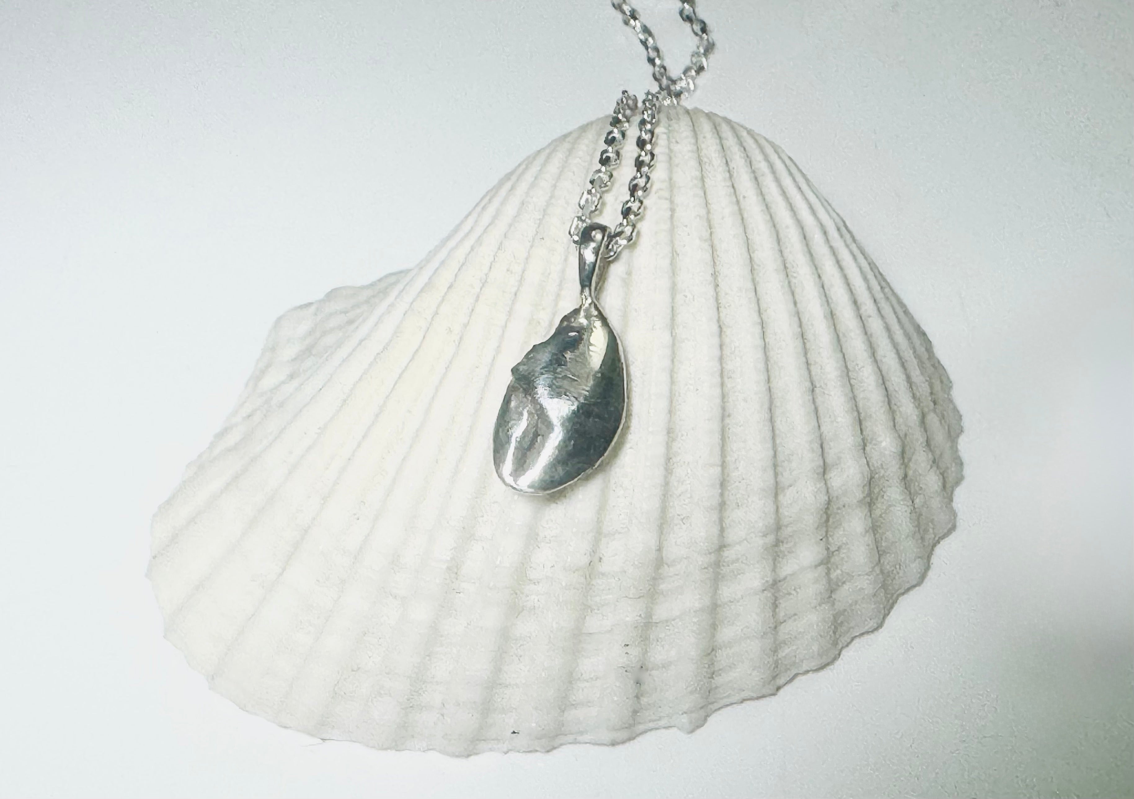 The Lobster Claw Tiny Sterling Pendant