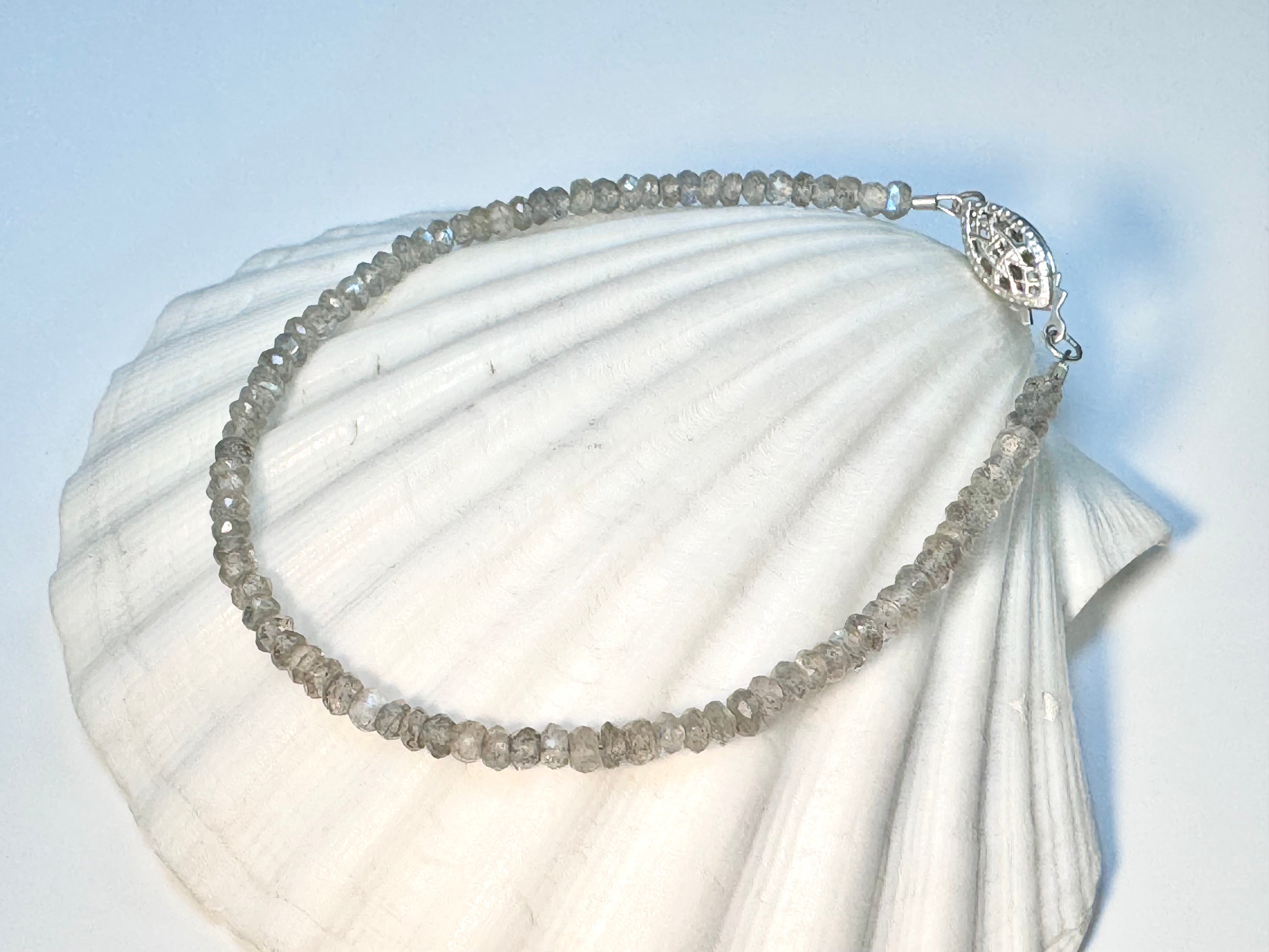 Labradorite Faceted Bracelet