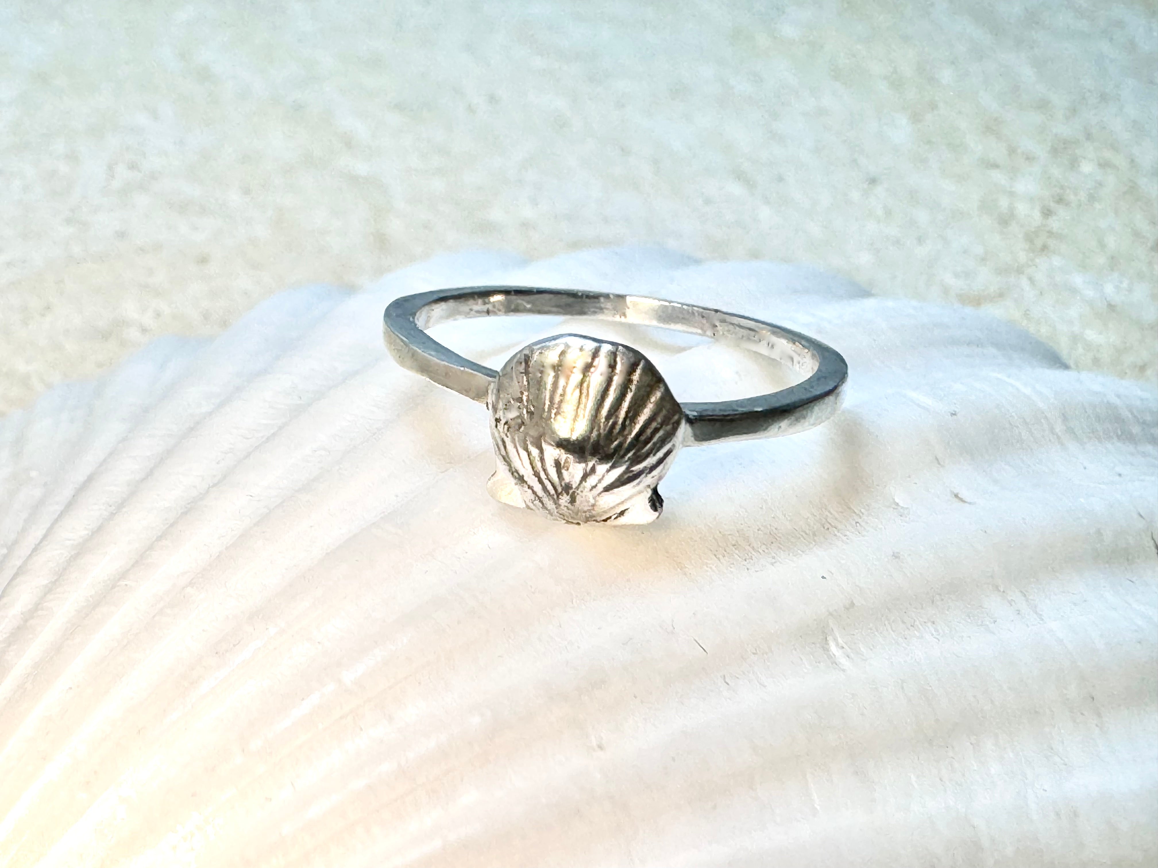 Shell Sterling Ring