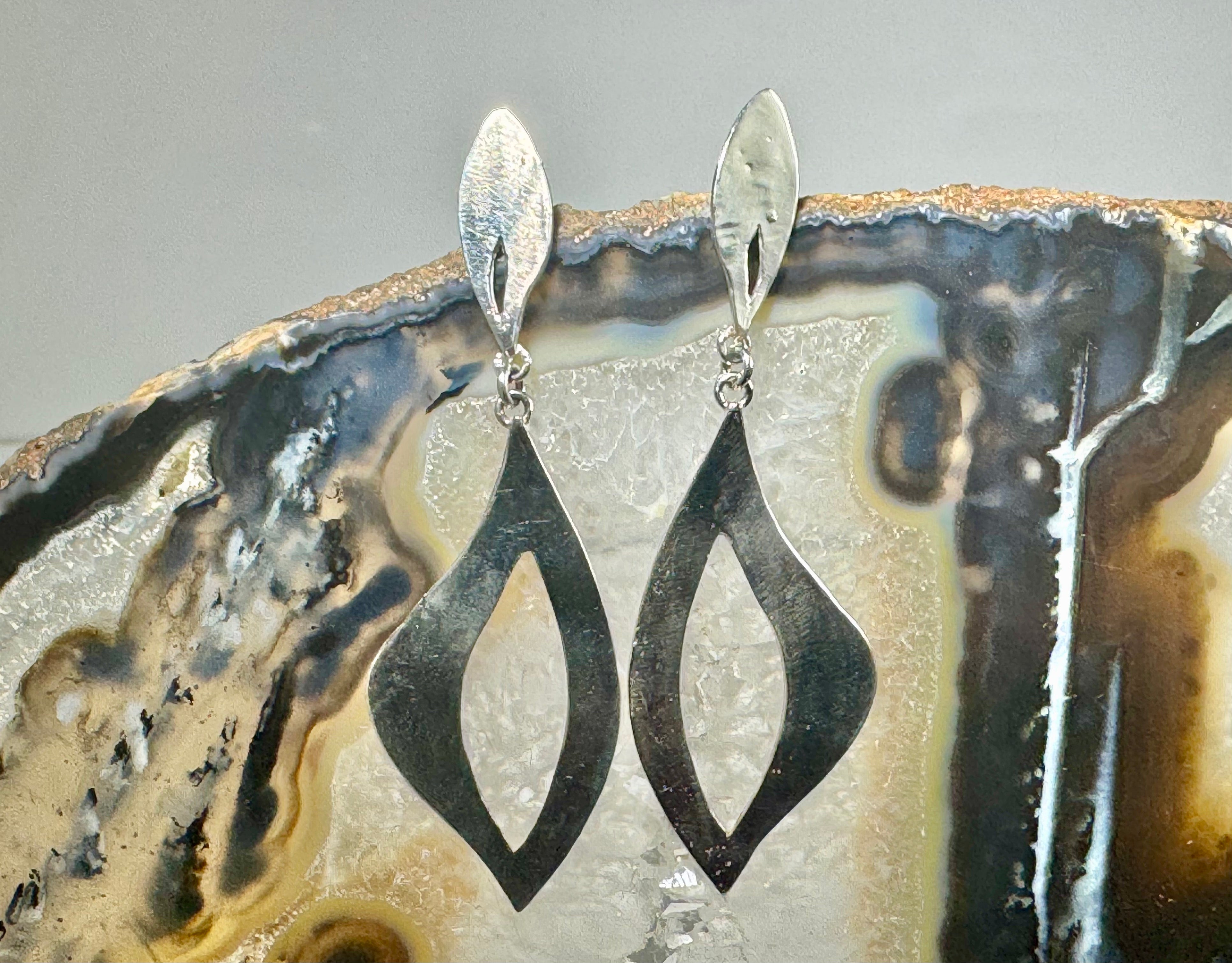 Marquise Drop Sterling Earrings