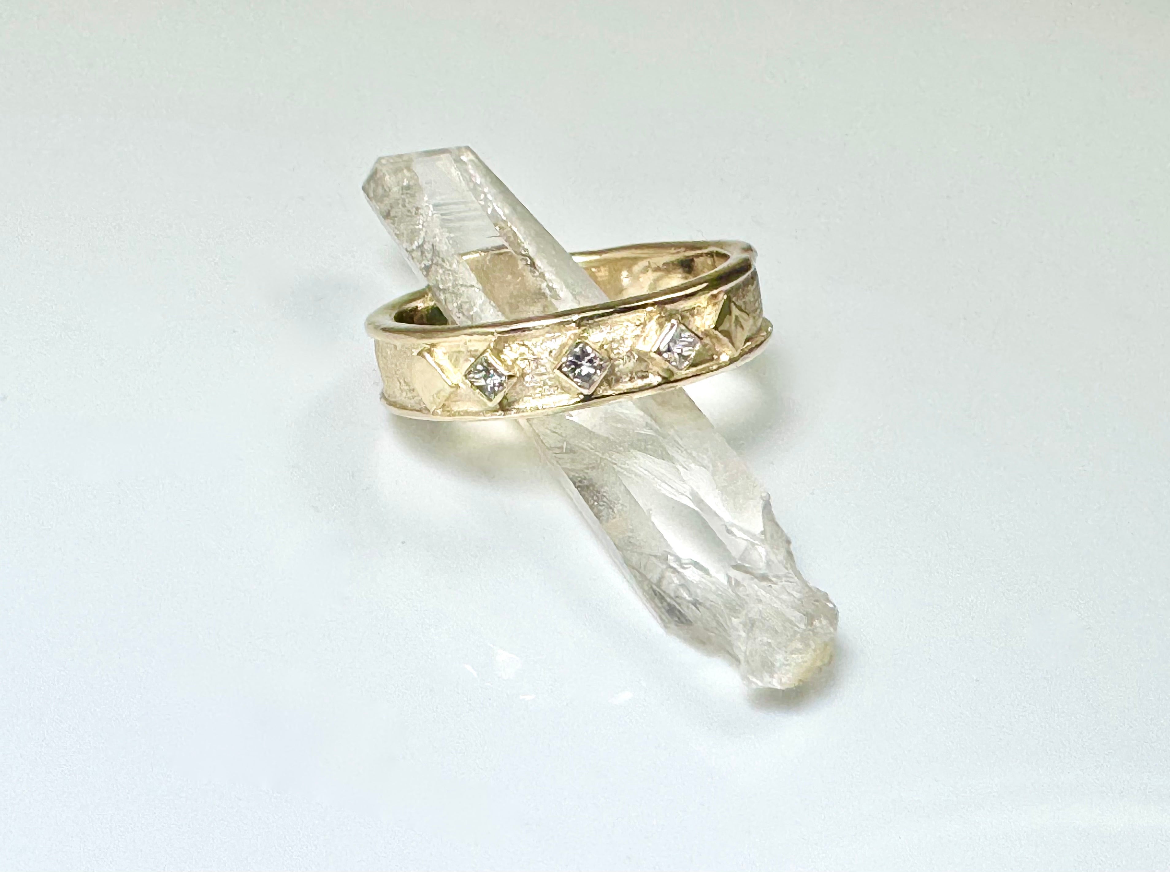 Diamond 14k Band