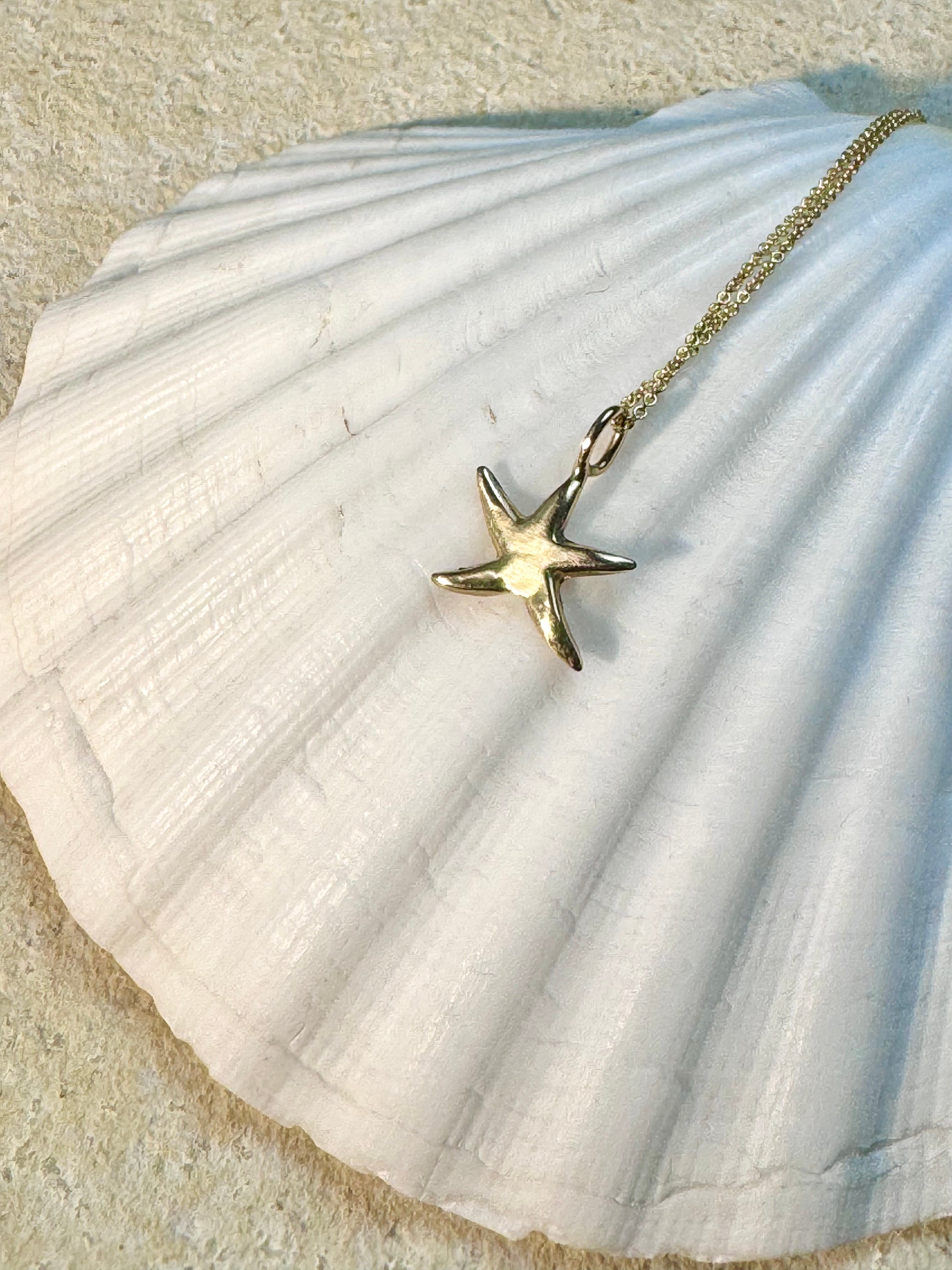 Starfish 14k Pendant. price and tag