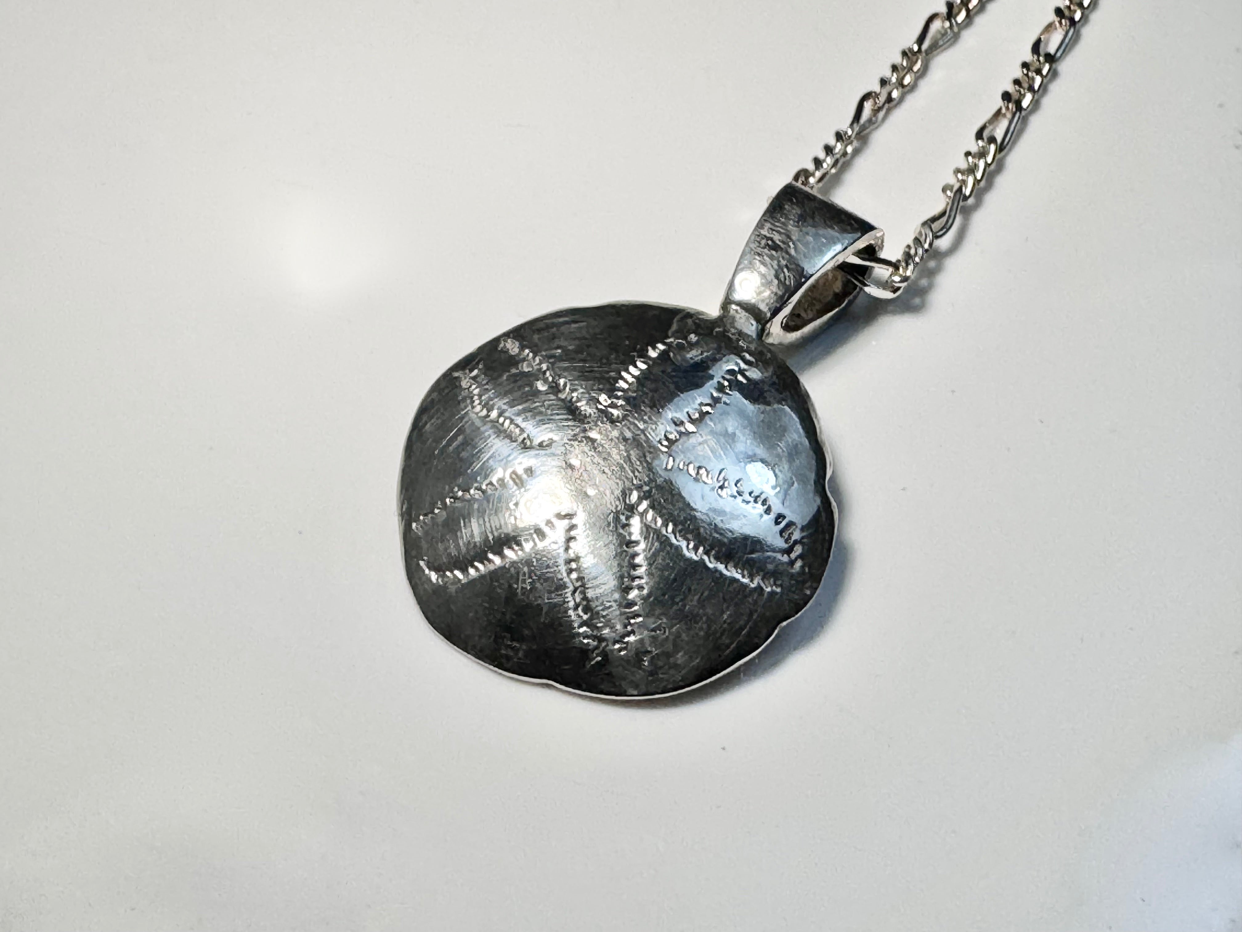 Sand Dollar Sterling Pendant