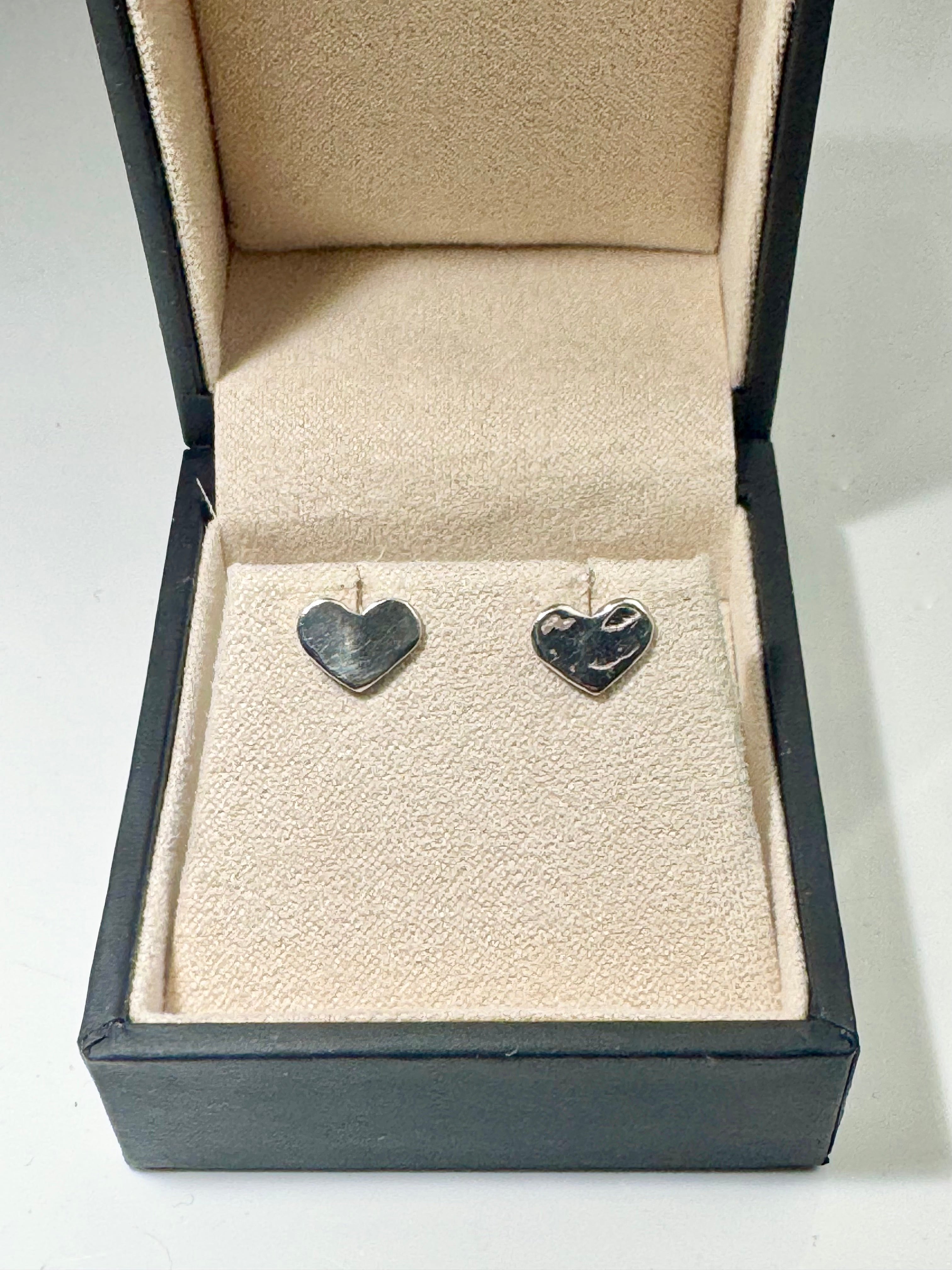 Heart 7mm Sterling Studs