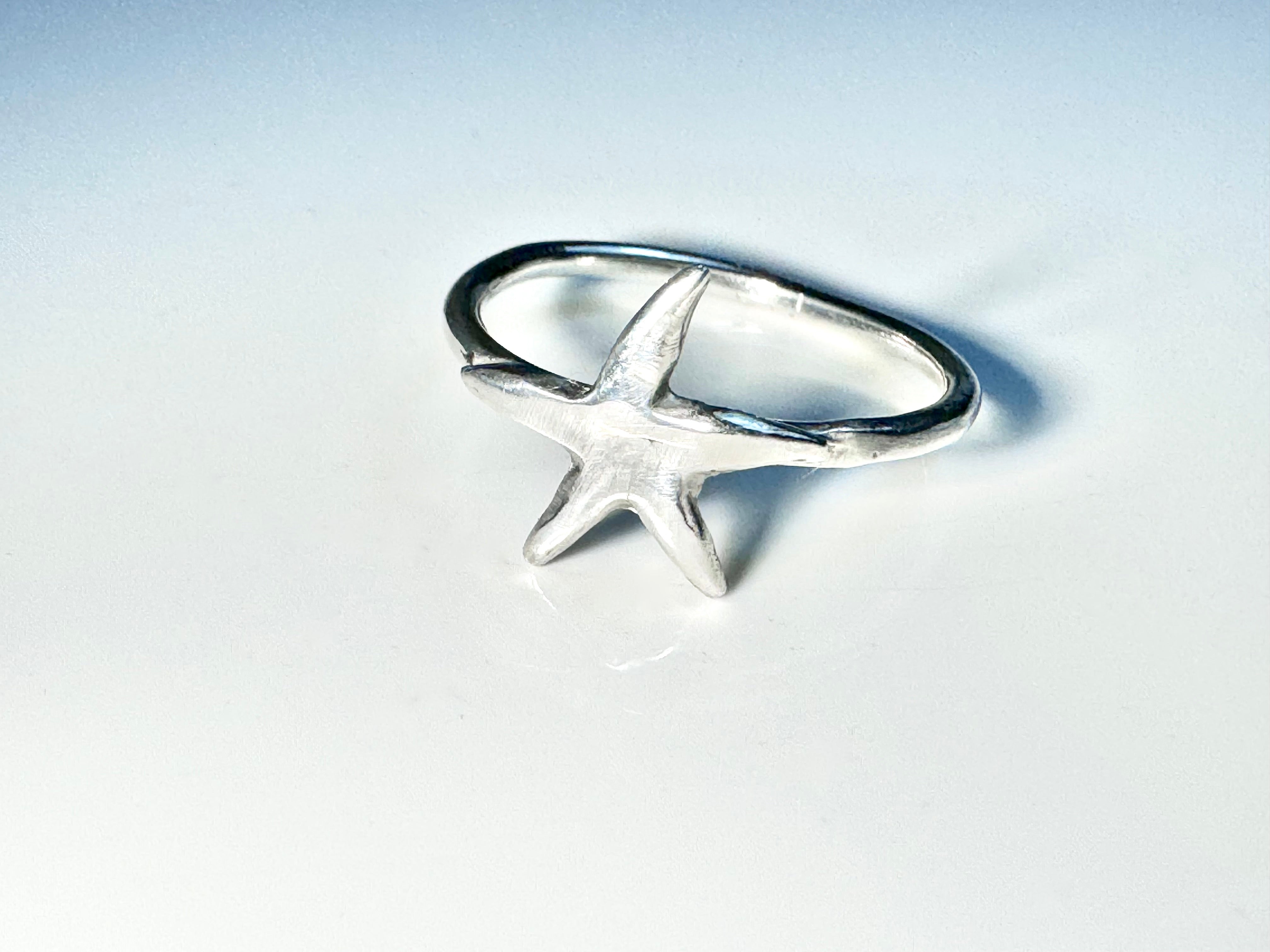 Starfish Sterling Ring