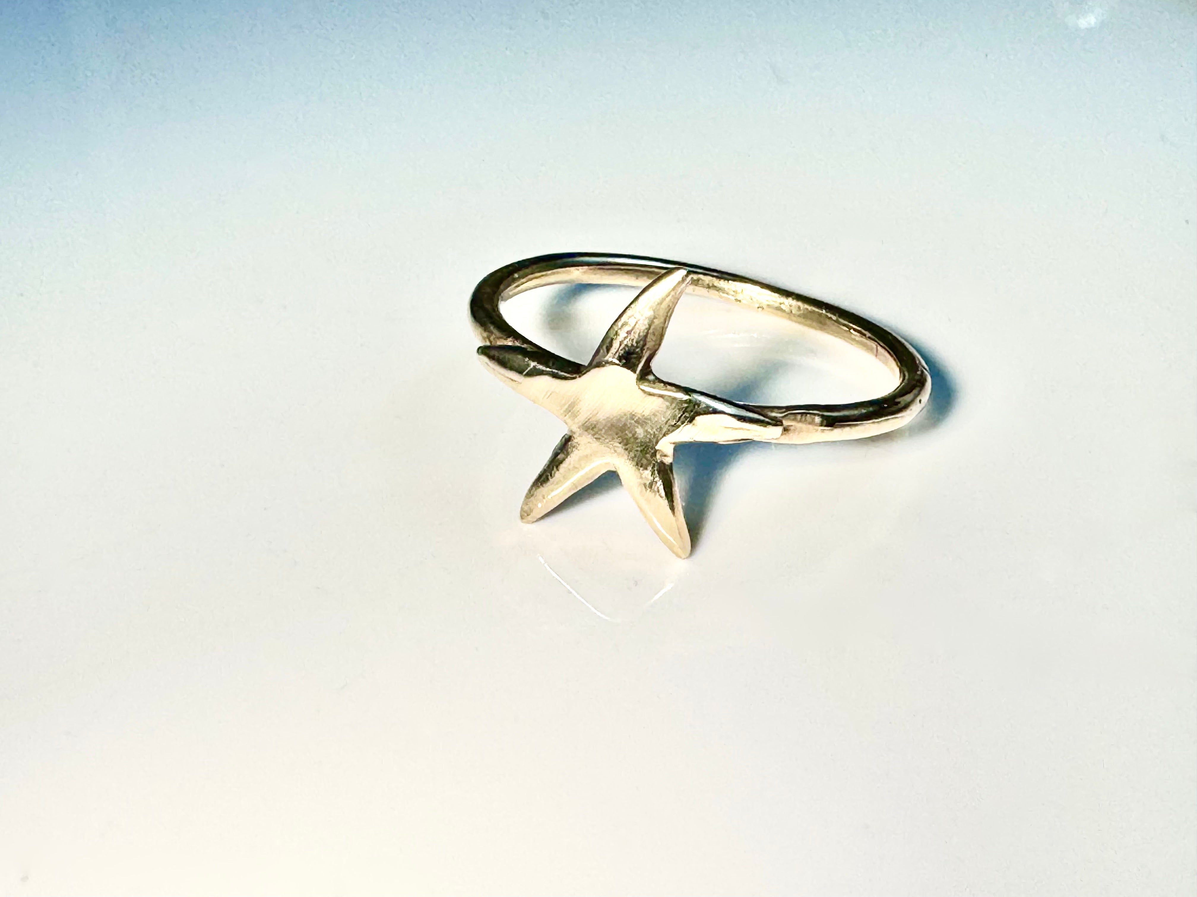 Star 14k Gold Ring