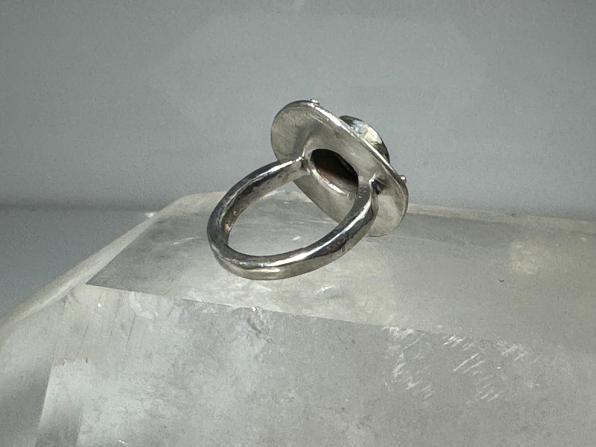 Opal Beaded Sterling Ring