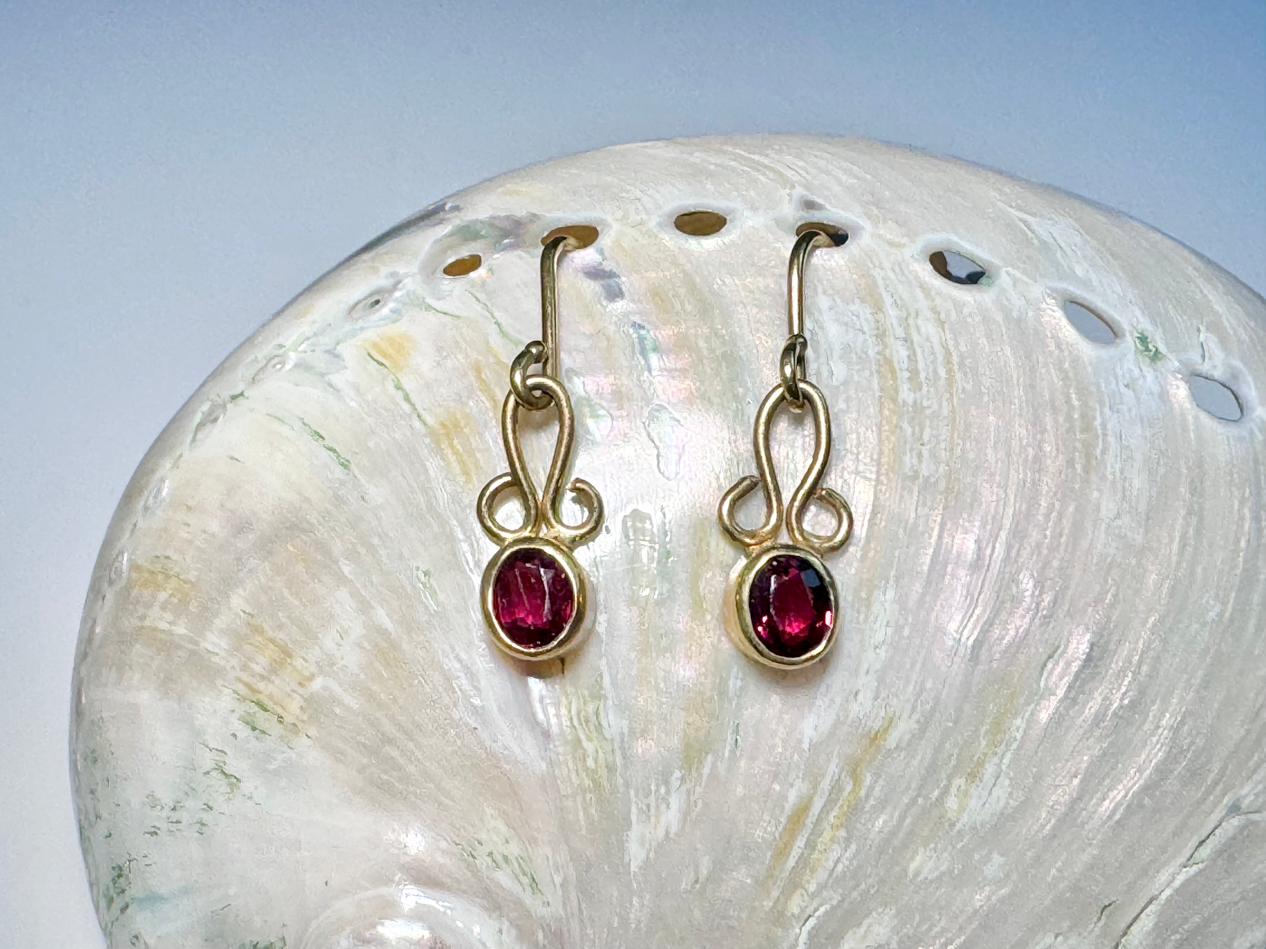 Spinel 18k Dangles