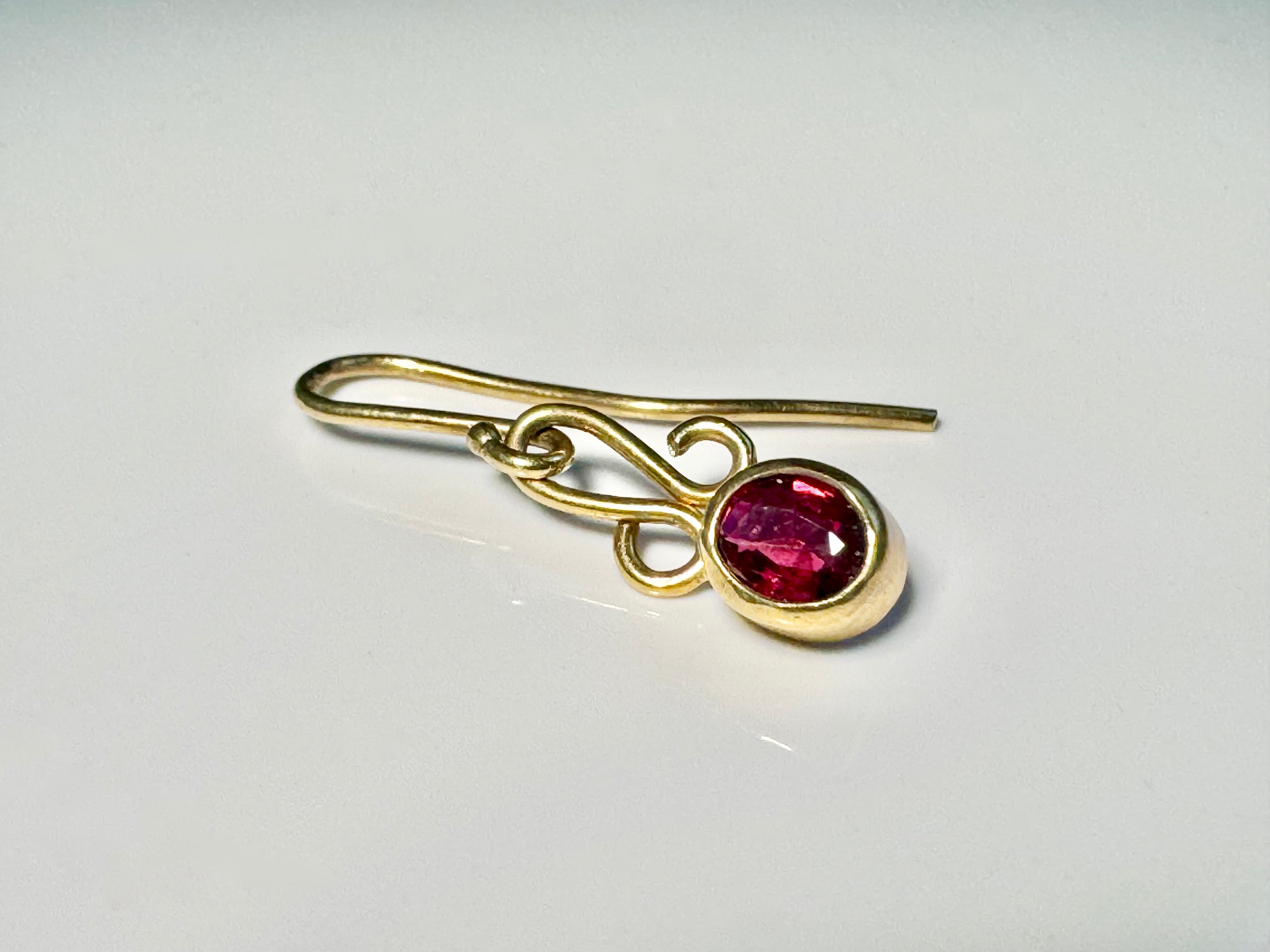 Spinel 18k Dangles