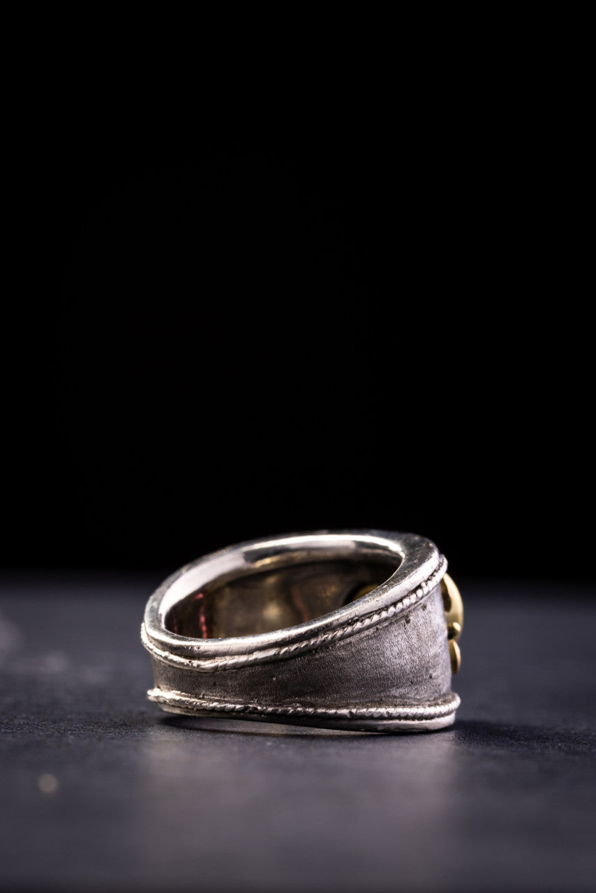 Tourmaline Ring with Four Natural Diamonds