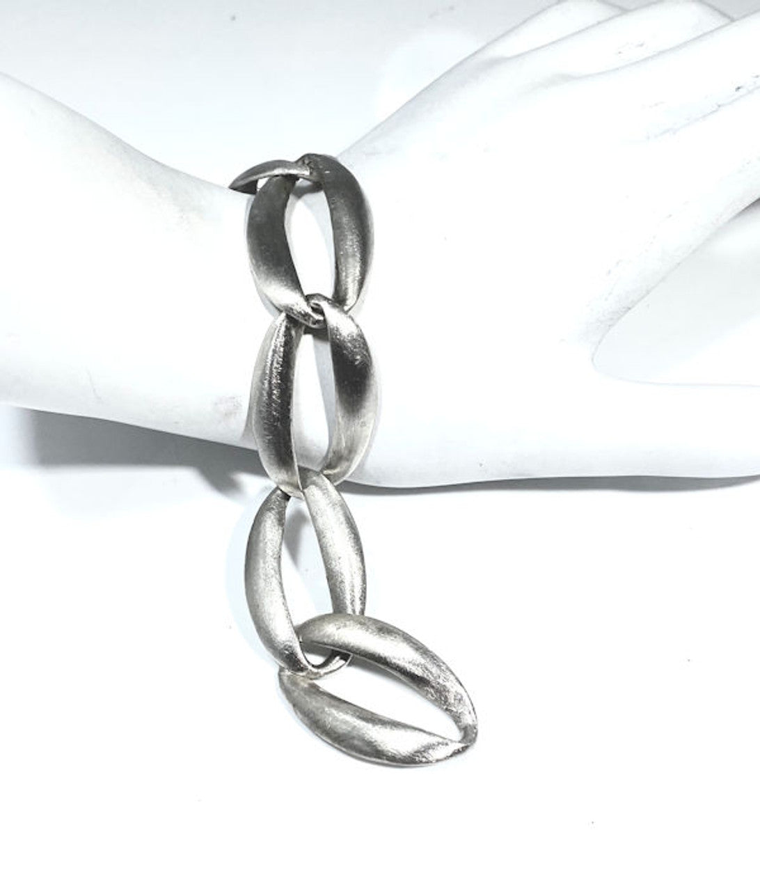 Oval Link Silver Bracelet