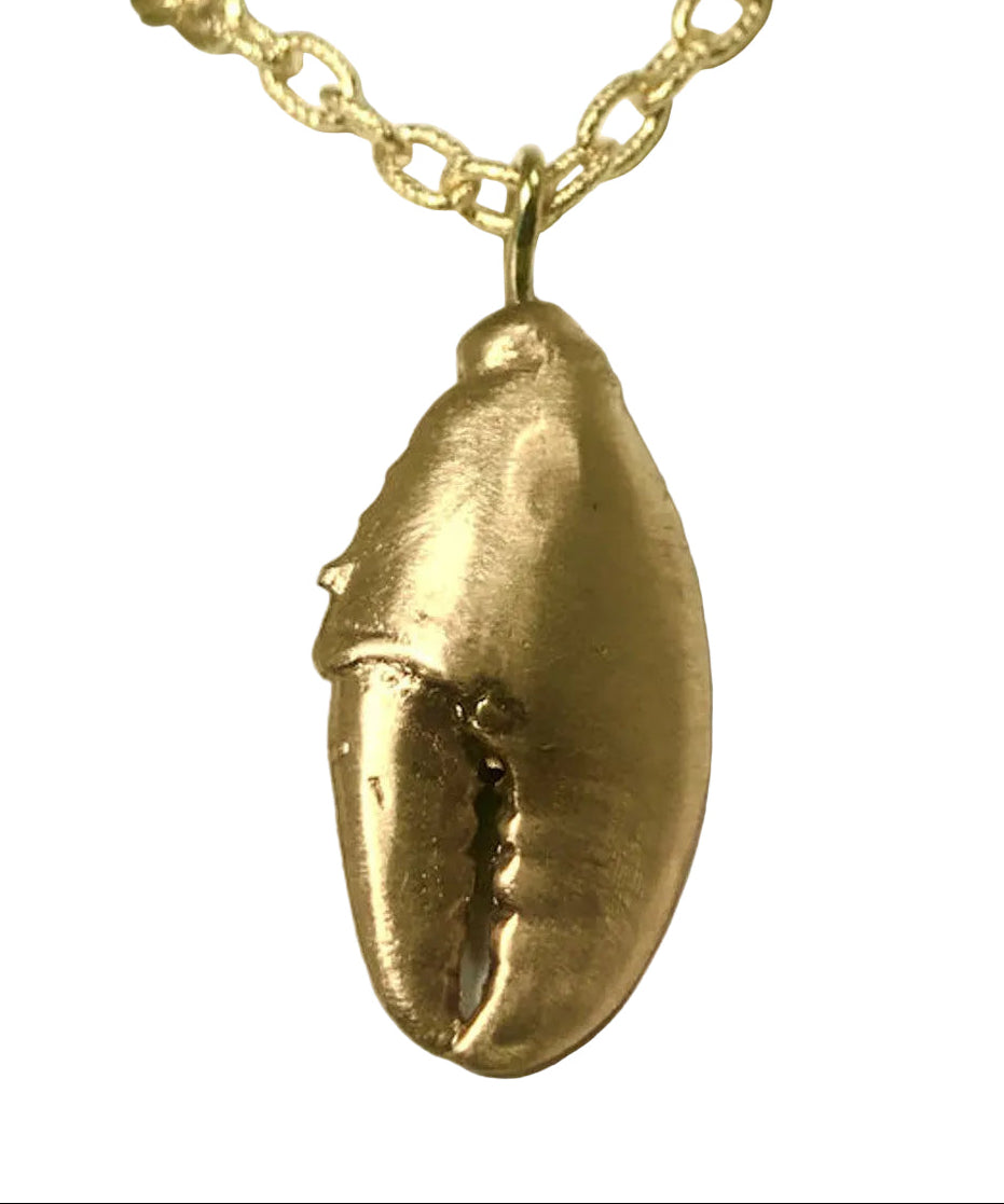Lobster Claw Medium 14k Pendant