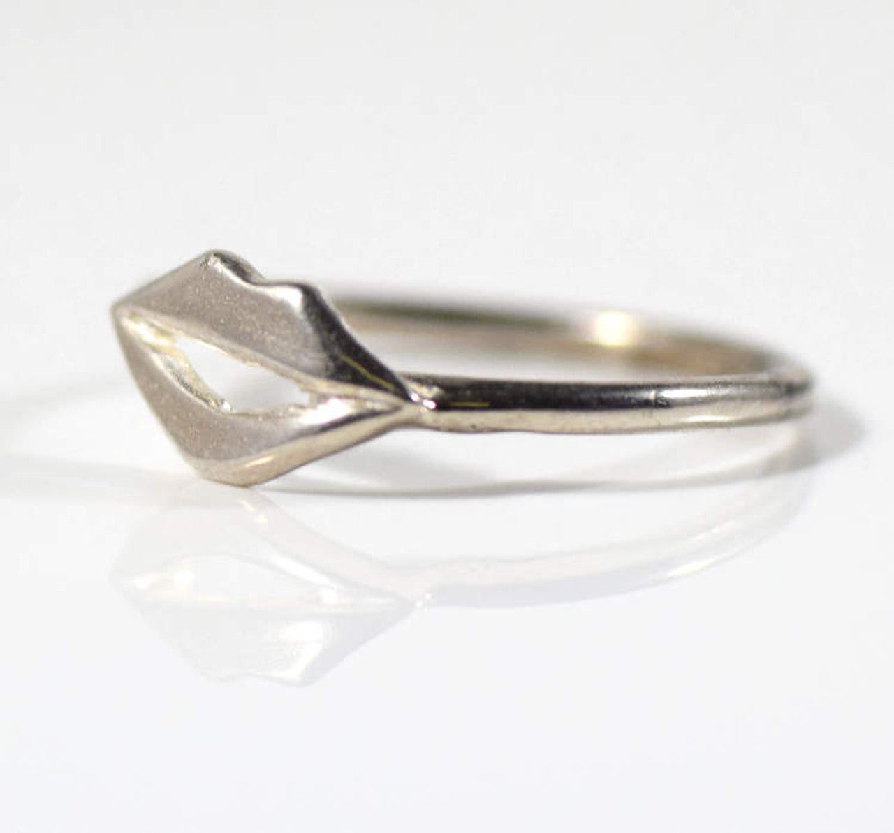 Lips Silver Ring