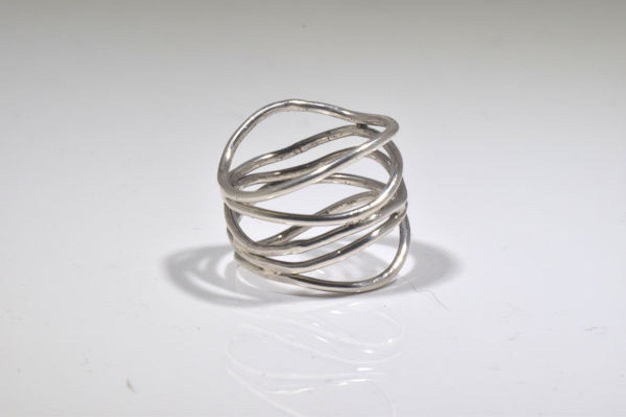 Sterling Silver Open Wire Ring